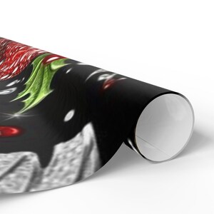 Grinch Christmas Wrapping Paper, Festive Gift Wrap, Holiday Party Decor, image 3