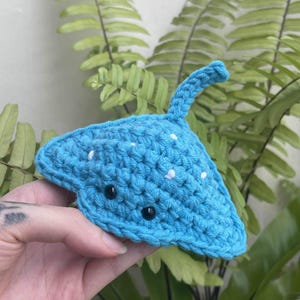 Stingray Amigurumi, Plushie / Keychain