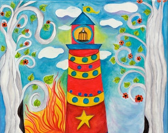 Lighthouse Art - Lighthouse Wall Art