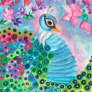 Peacock Art - Peacock Wall Art