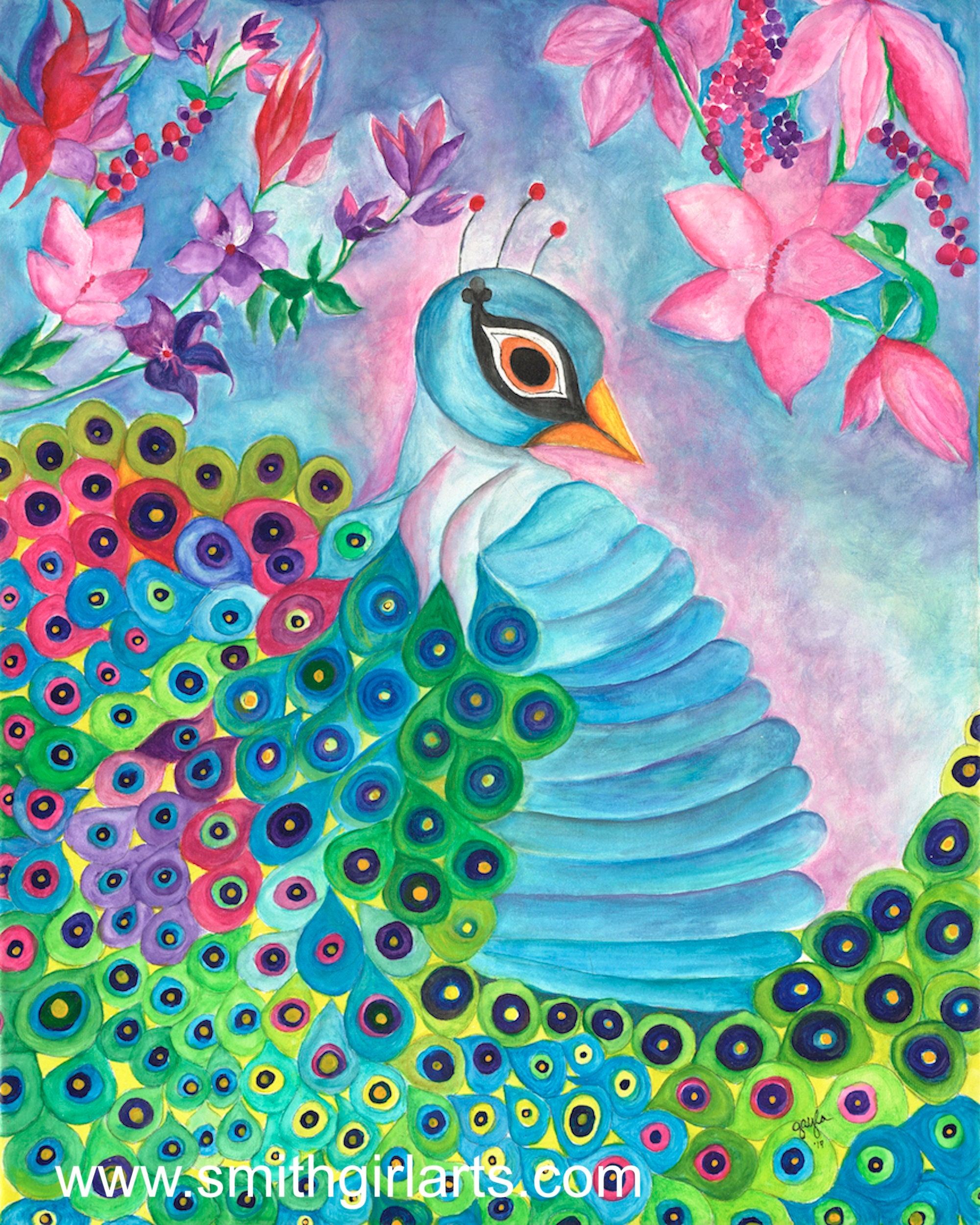 ★Original ART  ‘Peacock’ il_fullxfull.7059883496_qkvu.jpg