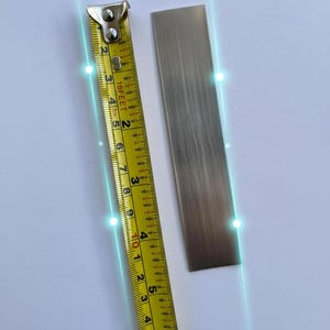 99.9% Pure Nickel Anode Plate Electroplating Sheet 120mm x 25mm x 1mm