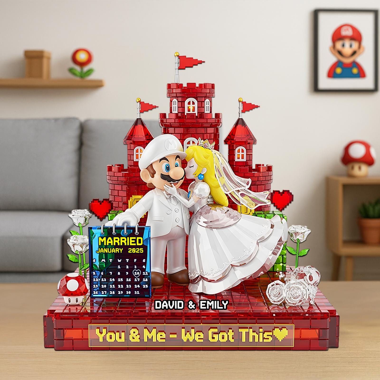 MARIO＆PEACH WEDDING STYLE Super Mario Odyssey Mario & Princess Peach Wedding Style Plush