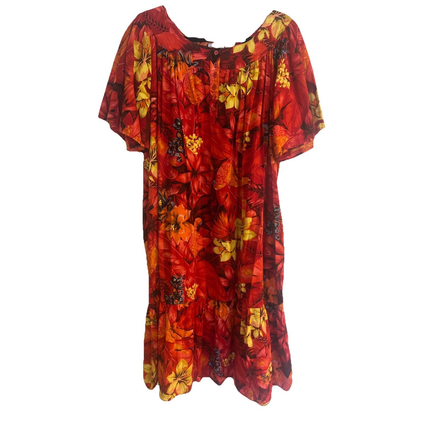 Mumu House Dress Women's – Plus Sizes 1X To 6X, Comfortable Short