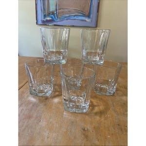Vintage Libbey Squire Double Old Fashioned Rocks Glasses SET OF 6 10oz Whiskey
