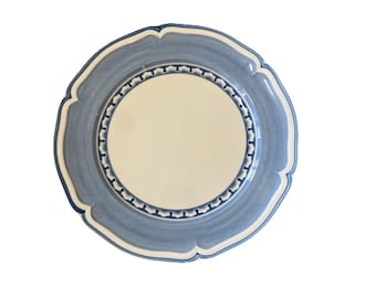 Villeroy & Boch Dinner Plate Casa Azul Piccolo Country Collection 10.5” Perfect