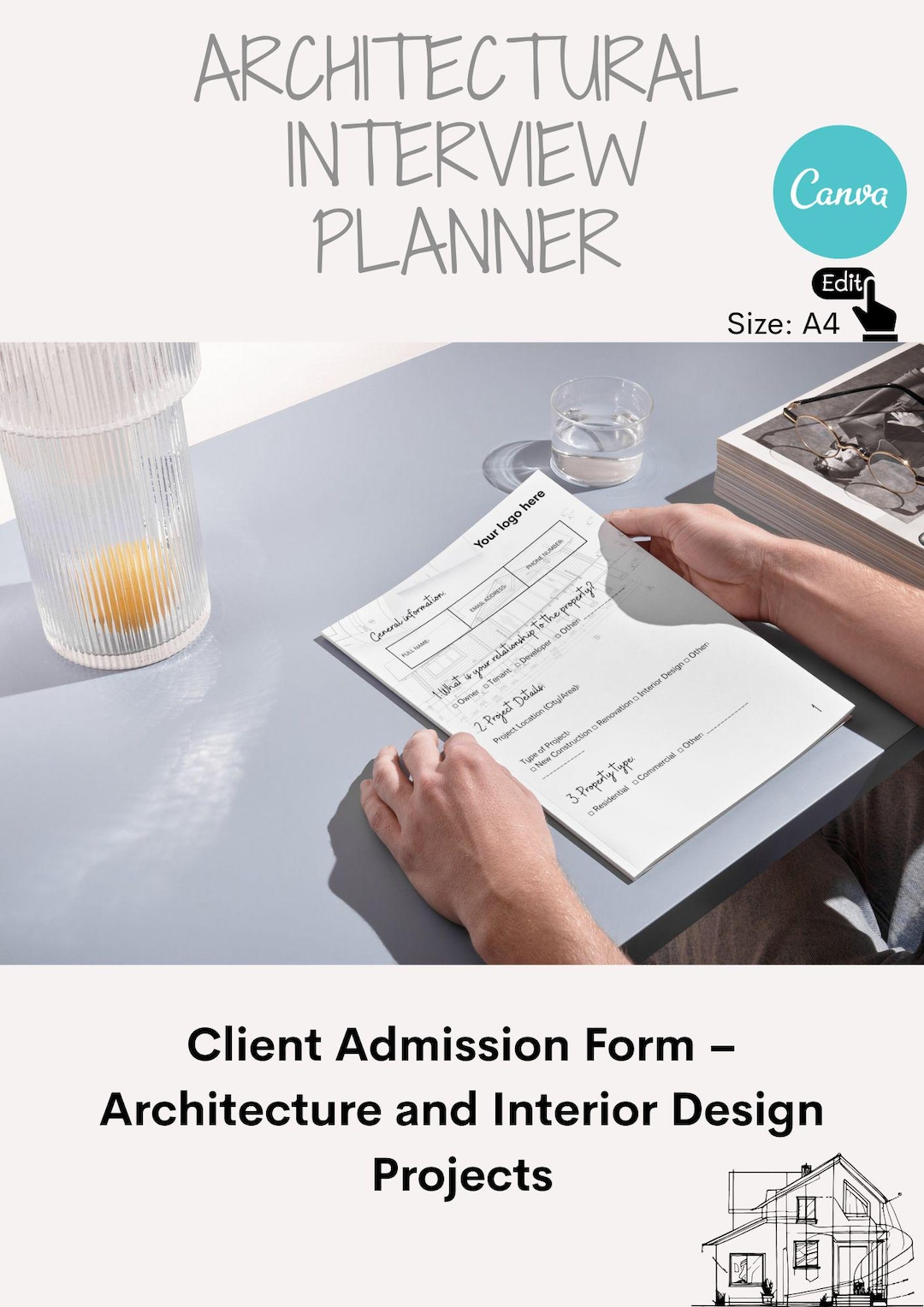 Canva Client Interview Template for Architecture and Interior Design ...