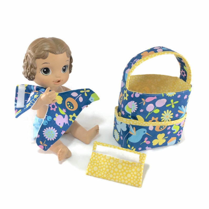 Baby Alive American Girl Diaper Bag with FREE Diapers 3 Sm Etsy