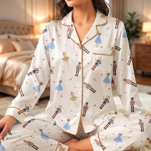Charming Christmas Nutcracker Women Pajamas