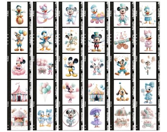 Mickey Mouse SVG PNG Bundle, Classic Mouse Cut Files for Cricut, Mickey Ears Clipart, Digital Download, Disney Mouse Vector