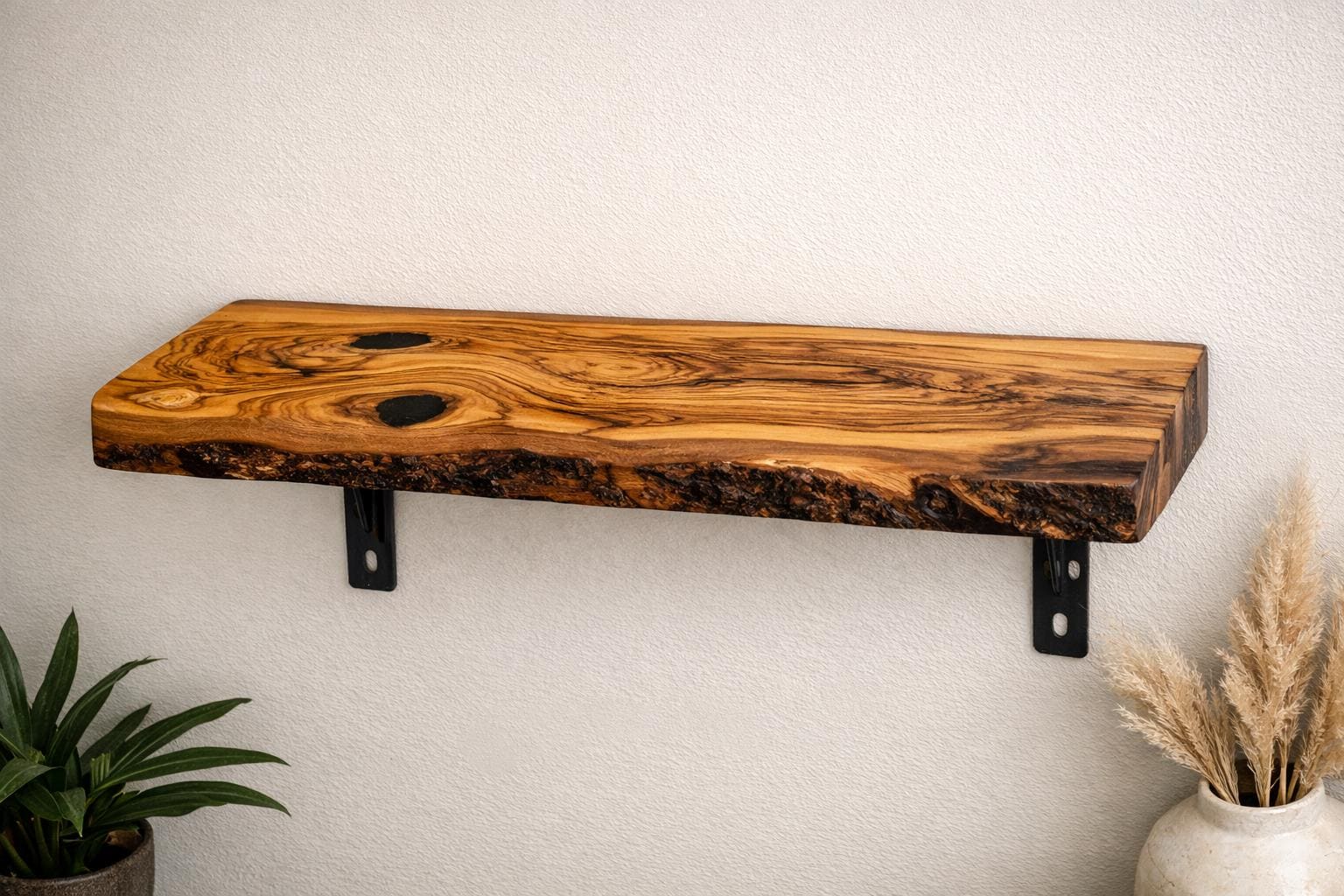 D.O.M.® Portasapone rustico in legno d'ulivo, 4 versioni, circa 10-11