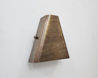 Brass Wall light, Modern Wall Lights, Mid Century Lamp for Bedroom Hallway