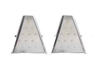 Wall Sconce, Silver Wall Light Fixture, Mid Century Modern Lamp for Bedroom