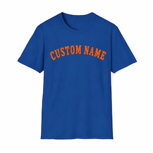 Custom Name Personalized TS Royal Blue Basketball Shirt, Custom Fan Tee, New York Basketball T shirt image 2
