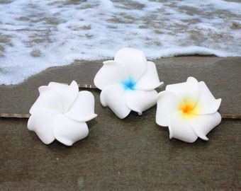 Barrette fleur, morceau de cheveux de mariée, épingle à cheveux fleur, barrettes à cheveux, pince à cheveux de mariage, épingle à cheveux de mariée, barrette fleur