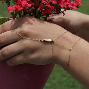 Hand Chain, Chain Bracelet, Slave Bracelet, Body Jewelry, Boho Jewelry, Bridesmaid Gift, Dainty Bracelet, Finger Bracelet, Bridal Bracelet