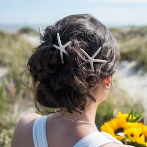 Starfish Barrette Clip, Mermaid Costume, Beach Wedding, Mermaid Party Halloween Mermaid Wedding Starfish Hair Pins Mermaid Hair Pins, Bridal