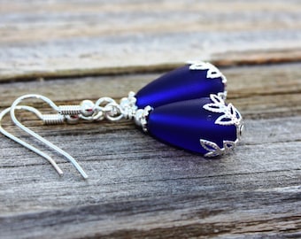 Drop Earrings, Blue Earrings, Teardrop Earrings, Something Blue, Sea Glass Earrings, Bridesmaid Earrings, Sea Glass Jewelry, Bridesmaid Gift