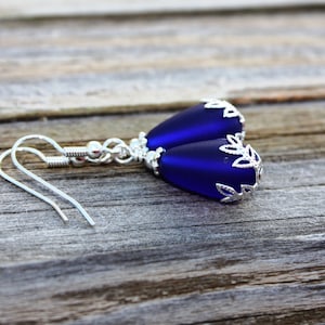 Drop Earrings, Blue Earrings, Teardrop Earrings, Something Blue, Sea Glass Earrings, Bridesmaid Earrings, Sea Glass Jewelry, Bridesmaid Gift