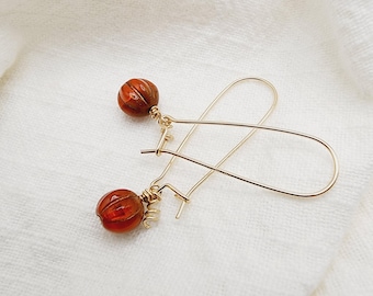 Pumpkin Fall Earrings, Halloween Jewelry, Autumn Jewelry, Fall Jewelry, Pumpkin Jewelry, Halloween Earrings, Autumn Earrings, Halloween Gift