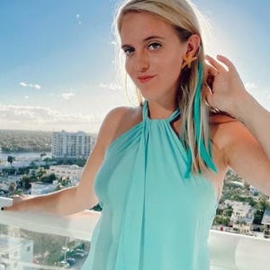 Pendientes de estrella de mar y aguamarina, pendientes de estrella de mar, joyas de estrella de mar, boda en la playa, pendientes de sirena Ariel, joyería de sirena, estilo náutico imagen 11