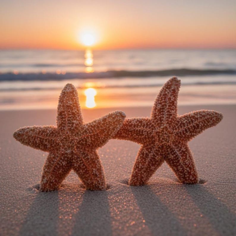 Pendientes de estrella de mar y aguamarina, pendientes de estrella de mar, joyas de estrella de mar, boda en la playa, pendientes de sirena Ariel, joyería de sirena, estilo náutico imagen 17