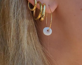 Hawaiian Jewelry Puka Shell Earrings Puka Shell Jewelry Beach Earrings Sea Shell Earrings Seashell Earrings Small Earrings Mothers Gift