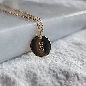 Cancer Survivor Necklace, Warrior Necklace, Survivor Gift, Cancer Awareness, Breast Cancer Gifts, Cancer Ribbon Necklace, Survivor Day Gift
