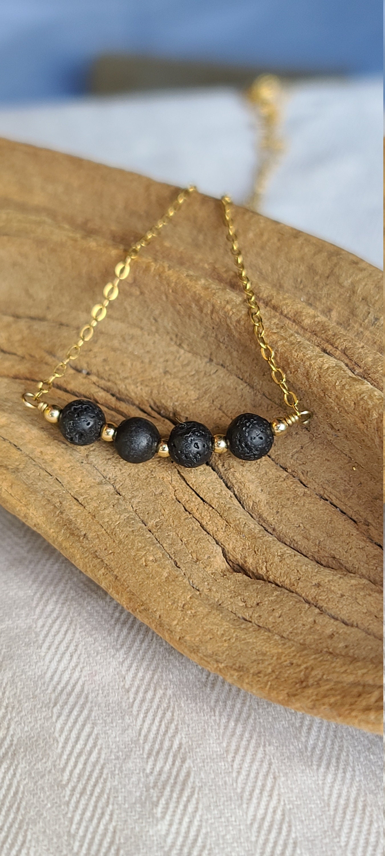 Necklace - Lava, Leopard