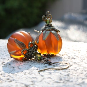Pumpkin Fall Earrings, Halloween Earrings Jack O Lantern, Autumn Jewelry Fall Jewelry, Pumpkin Jewelry, Halloween Earrings, Autumn Earrings
