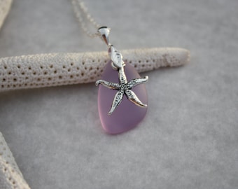 Purple Sea Glass Jewelry, Sea Glass Necklace, Seaglass Necklace, Seaglass Jewelry, Wedding Jewelry, Bridal Jewelry Bridesmaid Jewelry Hawaii