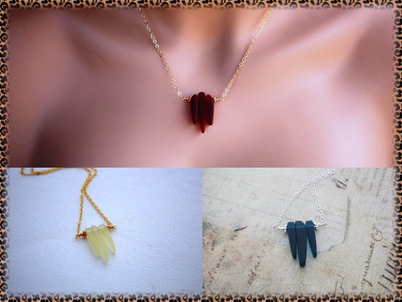 Sea Glass Necklace Seaglass Necklace, Sea Glass Jewelry, Beach Jewelry, Seaglass Jewelry, Beach Glass Necklace, Beach Glass Jewelry Delicate image 5