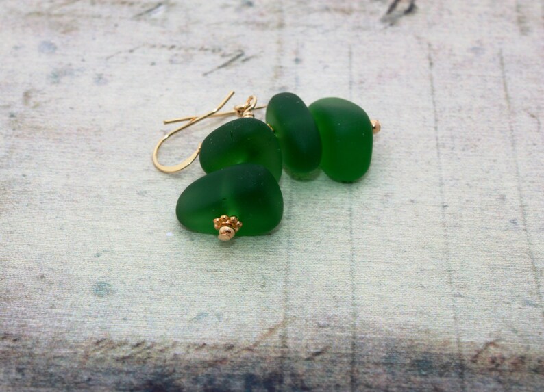 Sea Glass Jewelry Hawaiian Jewelry Summer Earrings Sea Glass Etsy UK