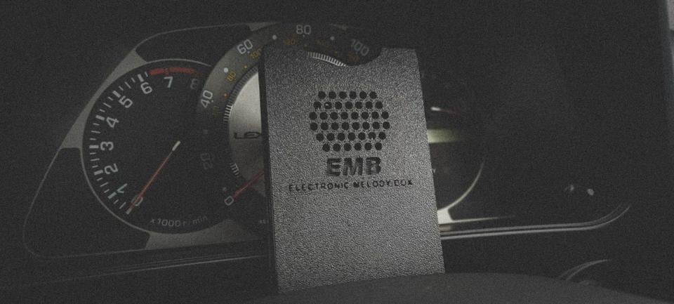 メロディーボックス スタイリッシュなDIY車のスタートアップ挨拶音楽プレーヤーJDM