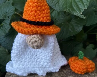 Geisterwichtel Häkelanleitung: Halloweenwichtel & Kürbis (PDF Download)
