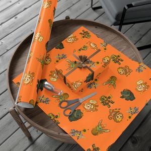 Tombs of Amascut: Chibi Boss Gift Wrap |  Fun Patterned Wrapping Paper, Birthday, Holidays, Party Decor