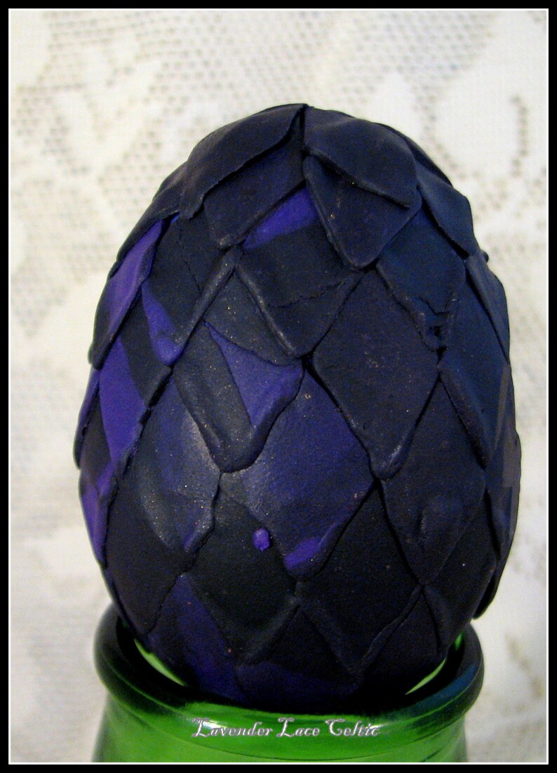 Polymer Clay Sculpture Void Dragon Egg Etsy