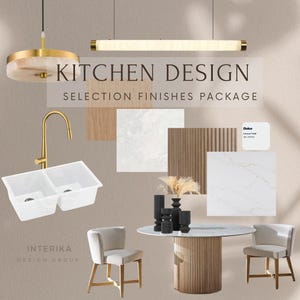 Japandi Kitchen Mood Board: Interior Design Template (Digital Download)