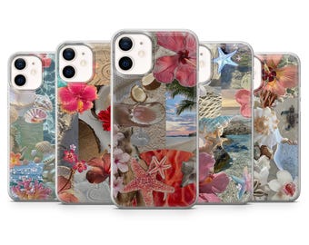 Beach Costal Phone case Summer Ocean Vacation for iPhone 17, 16E, 15, 14, 13, 12 Samsung S25, S24Fe, S23, A56, A15 Pixel 9A, 9Pro XL, 8Pro,