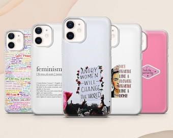 Activist Phone case Feminist Social Empowerment Protest for iPhone 17, 16E, 15, 14, 13 Samsung S25, S24Fe, S23, A56, A15 Pixel 9A, 9Pro XL