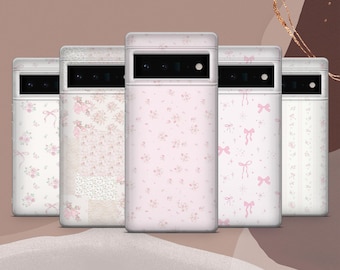Coquette Phone Case Soft Girl Aesthetic Cover for Google Pixel 9A, 9Pro XL, 8A, 8Pro, 7A, 6A Samsung S25, S24, S23, A56 iPhone 17, 16, 15