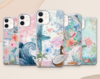 Ocean Vibes Sea Phone Case Tropical Costal for iPhone 17, 16E, 15, 14, 13, 12 Samsung S25, S24Fe, S23, A56, A15 Pixel 9A, 9Pro XL, 8A, 8Pro