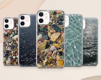 Ocean Aesthetic Phone case Crystal Water for iPhone 17, 16E, 15, 14, 13, Samsung S25, S24Fe, S23, A56, A15 Pixel 9A, 9Pro XL, 8A, 8Pro, 7A