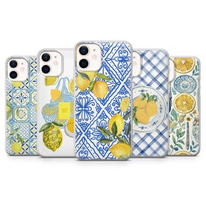 Italian Tiles Phone case Tuscany Amalfi Vibe for iPhone 16E, 15, 14, 13, 12 Samsung S25, S24Fe, S23, A56, A15 Pixel 9A, 9Pro XL, 8A, 8Pro