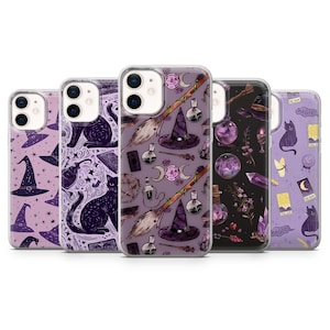 Witchy Phone case Gothic Witchy for iPhone 16E, 15, 14, 13, 12 Samsung S25, S24Fe, S23, A56, A15 Pixel 9A, 9Pro XL, 8A, 8Pro, 7A