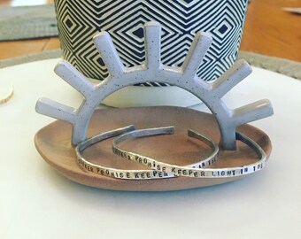 Way Maker Cuff Plata esterlina Mano Forjada