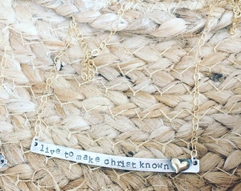 Vive para dar a conocer a Cristo