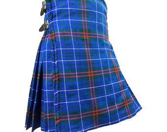 Edmonstone Tartan Kilt For Men - Heavy weight Scottish Highlander Traditional 8-yard Tartan-16-oz-Kilts
