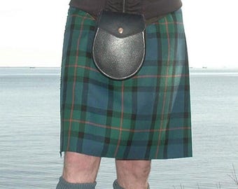 Clan Gunn alter Tartan-Schottenrock - Acryl, verstellbare Taille