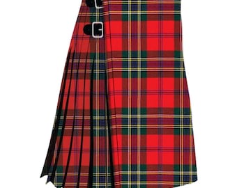 Clan MacLean Roter Tartan Kilt - Moderner schottischer Stil